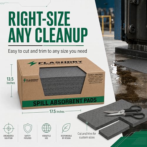 FLASHDRY Universal Spill Absorbent Pads (300 Count)