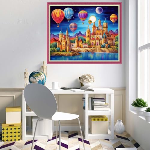 Cross Stitch Stamped Full Embroidery Kits DIY 11CT Cotton Thread Printed DIY Needlepoint Kits Craft Needlework Set Cross