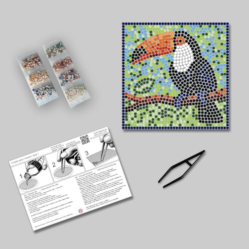 Build a Real Mosaic with Our DIY Mosaic Kit for Adults (10.7639 Sq Ft)