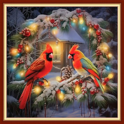 Cross Stitch Stamped Full Embroidery Kits DIY 11CT Cotton Thread Printed DIY Needlepoint Kits Craft Needlework Set Cross