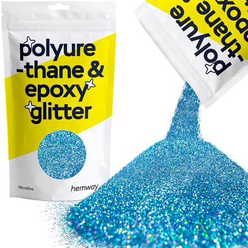 Resin Glitter Ocean Blue Holographic 100g Microfine (3.5274 Ounce)