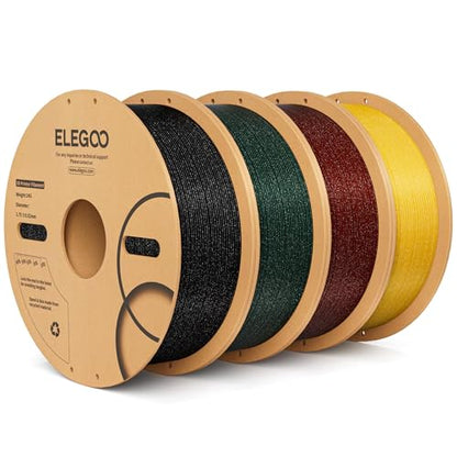 Sparkle PLA 3D Printer Filament 1.75mm Bundle 4KG (4 Count)