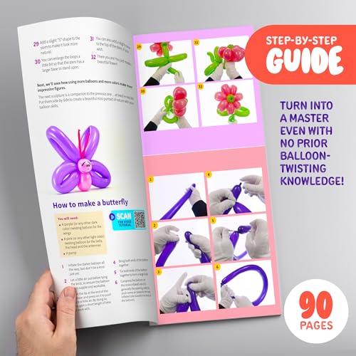 Balloon Animal Twisting Kit with Pump for Kids