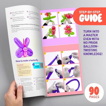Balloon Animal Twisting Kit with Pump for Kids