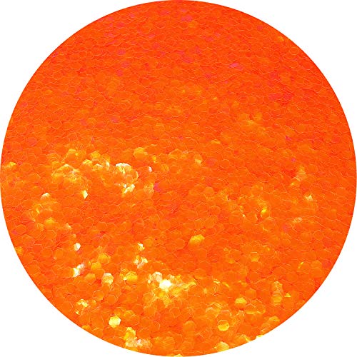 Craft Glitter Shaker Fluorescent Orange 110g Super Chunky (3.88014 Ounce)