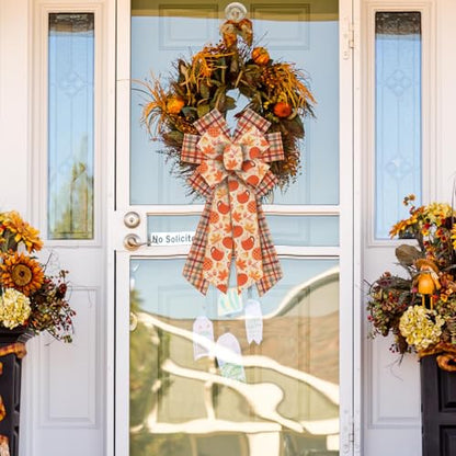 2 Rolls Fall Pumpkins Ribbons for Bows
