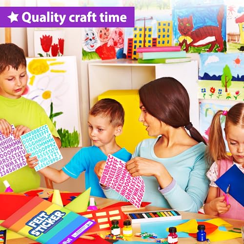 500+ Felt Letter Stickers for Kids Ages 3+
