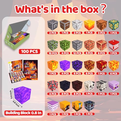 Magnetic Blocks (100 Count)