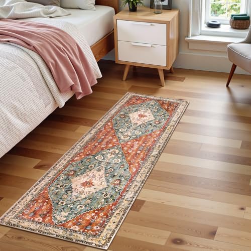 Boho Tribal 2x5 Kitchen Runner Rugs Non Skid Washable