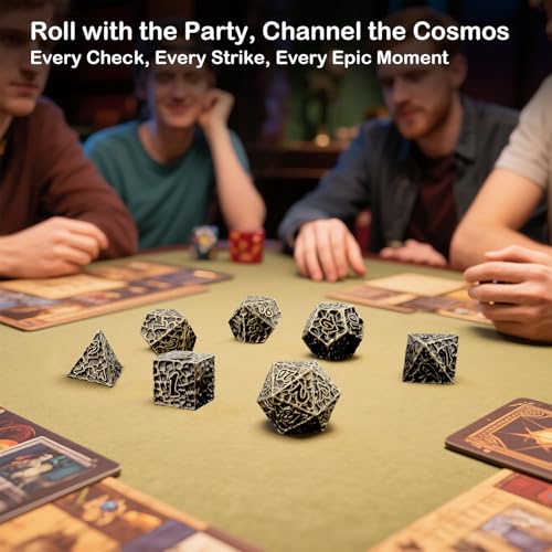 Metal DND Dice Set (7 Count)