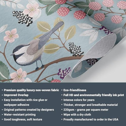 Wall Sticker Wall Mural Horizontal Brown Vintage and Retro Wood Textured