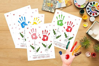 Flower Handprint Keepsake Card Making Kit