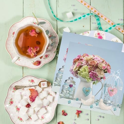 20 ct 13x13 Flowers Paper Luncheon Decoupage Napkins (20 Count)