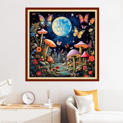 Cross Stitch Stamped Full Embroidery Kits DIY 11CT Cotton Thread Printed DIY Needlepoint Kits Craft Needlework Set Cross