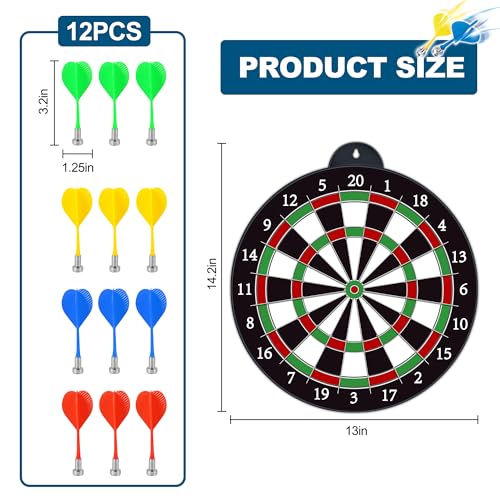 Dart Board 12pcs Magnetic Darts