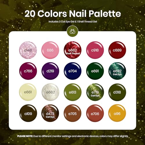 Beetles Fall Gel Nail Polish Set