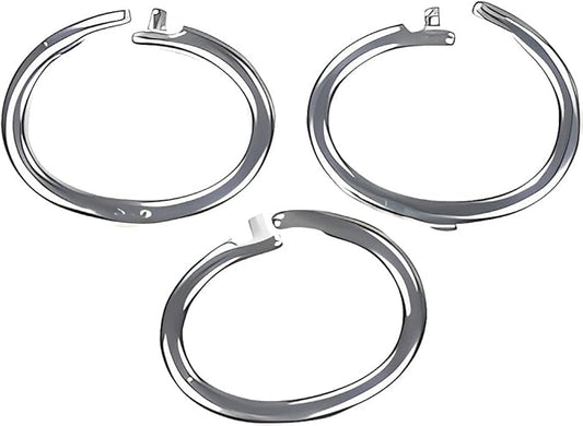 uGems 3 Oval Locking Jump 8x6mm ID Rings Sterling Silver Jewelry Connector Findings for Necklace Bracelet Making Crimp Close Design 3 Pieces SKU ss246-8x6mmov