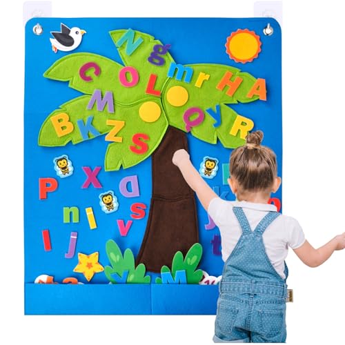Felt Letter and Number Tree (66 Count)