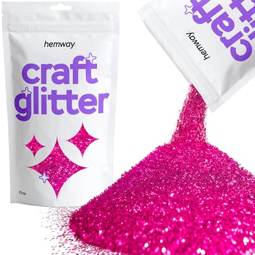 Craft Glitter Dark Rose Pink 100g Fine Glitter (3.5 Ounce)