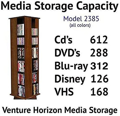 Revolving Media Tower 600 Cherry