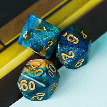 DND Dice Set D&D Polyhedral Dice for RPG (7 Count)