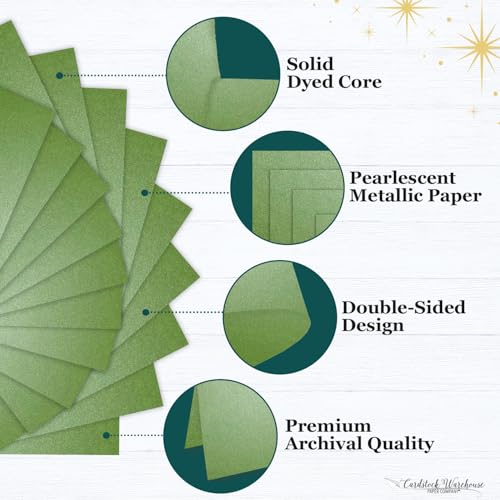 Cardstock Warehouse Stardream Fairway Green Cardstock Paper (25 Count)