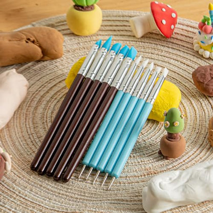 10PCS Silicone Clay Sculpting Tool