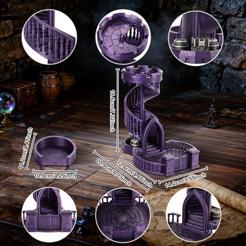 Castle Dice Tower and Tray