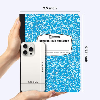 2000 Pack Composition Notebooks Bulk (2000 Count)