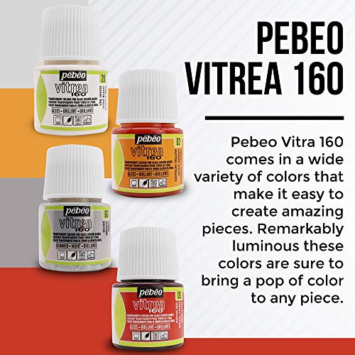 Pebeo Vitrea 160 Faux Stained Glass Paint Kit (12 Fl Oz)