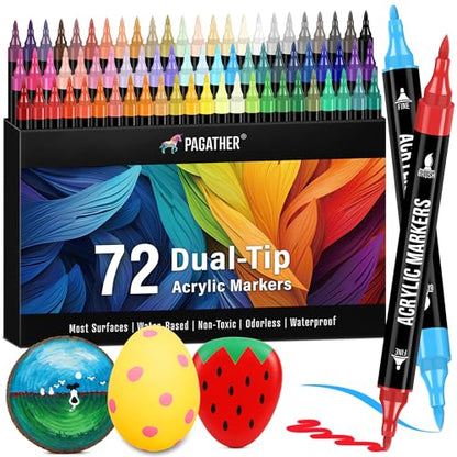 Acrylic Paint Markers (72 Count)