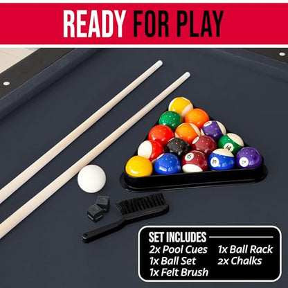 6 ft or 7 ft Billiards Table (20 Count)
