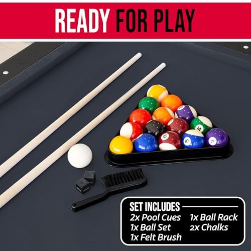 Full Size 8 ft x 4.2 ft Billiards Game Table