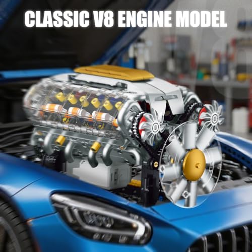 V8 Engine Model Kit that Runs