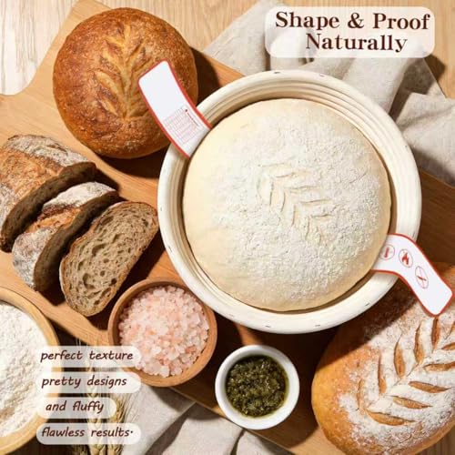Sourdough Starter Kit with Banneton Proofing Basket