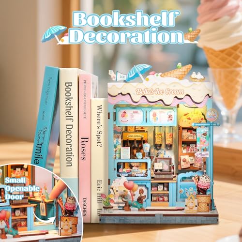 Book Nook Kit DIY Miniature House Dollhouse Kit for Adults