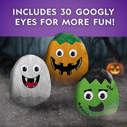 National Geographic Creepy Creatures Rock Painting Halloween Craft Kit