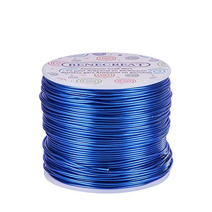 18 Gauge Jewelry Craft Aluminum Wire 492 Feet Bendable Metal Sculpting Wire for Craft Floral Model Skeleton Making (492 Foot)
