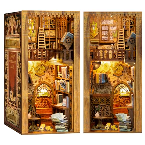 Book Nook Kit DIY Miniature House Dollhouse for Adults