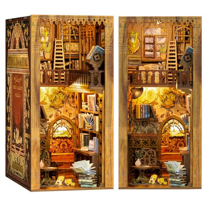 Book Nook Kit DIY Miniature House Dollhouse for Adults