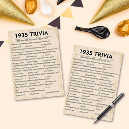 90th Birthday Party Games (31 Count)