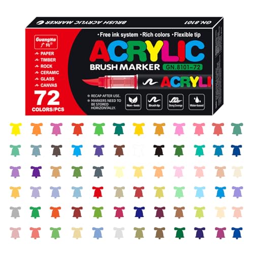 Acrylic Paint Markers (72 Count)