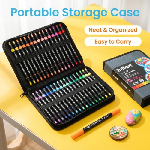 Dual Tip Acrylic Paint Markers (48 Count)