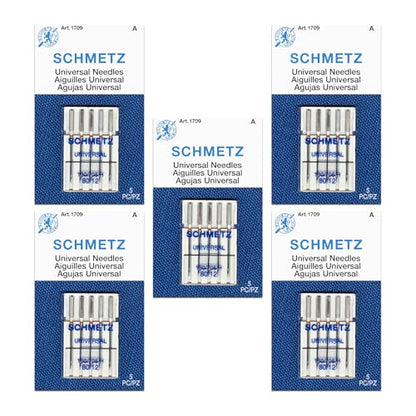 Universal Sewing Machine Needles (25 Count)