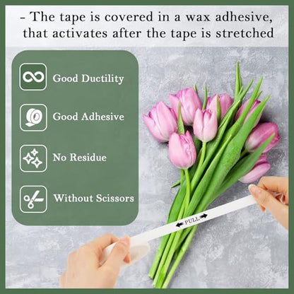 8 Rolls Floral Tape (720 Foot)