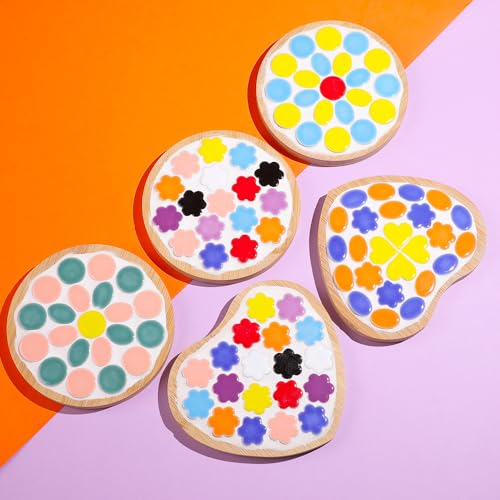 200g Ceramic Mosaic Tiles Pieces (150 Count)