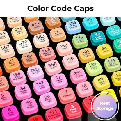 262 Colors Alcohol Markers (262 Count)