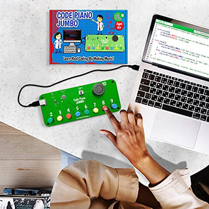 Code Piano Jumbo STEM Coding Toy for Kids 8
