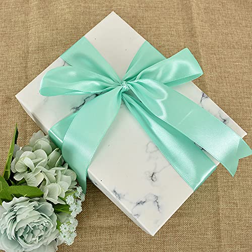 100 Yard Teal Satin Ribbon 1