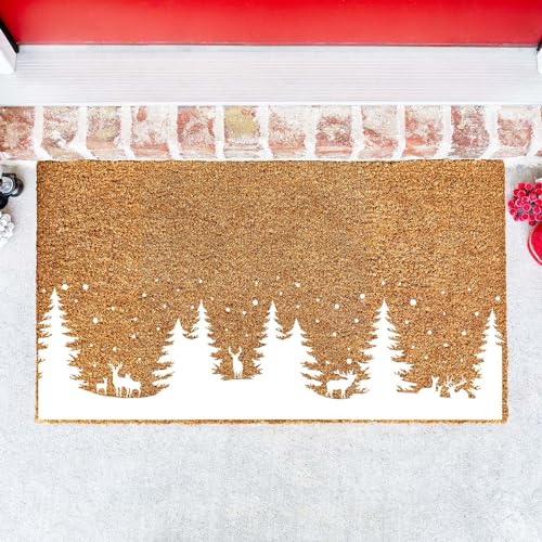 Christmas Stencils for Windows Large Christmas Stencils for Crafts Reusable